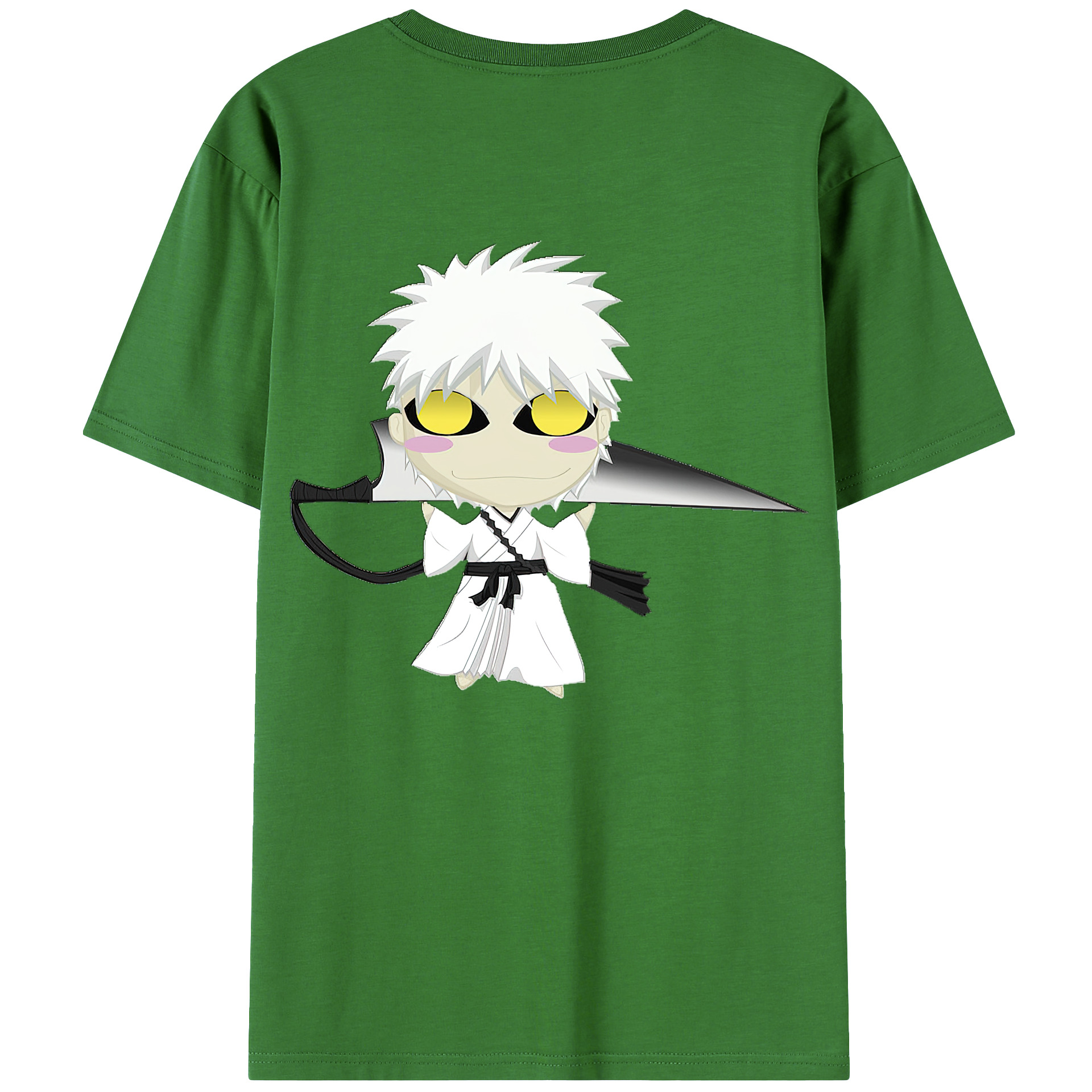 （画像用） ブリーチ 黒崎一護（くろさき いちご）BLEACH Kurosaki Ichigo レディース半袖Tシャツ(バックプリント)